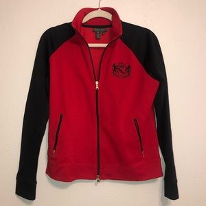 Red and Black Ralph Lauren Athletic Jacket